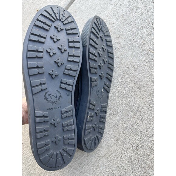 Del Toro Mens Chukka Shoes - Navy Camp -  MADE IN ITALY - Size 11